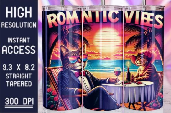 Download Romantic Summer Vibes Tumbler Wrap - Romantic summer Collection