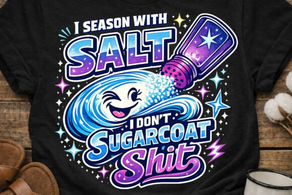 Download I Season with Salt Funny PNG Design - Premium Bundle