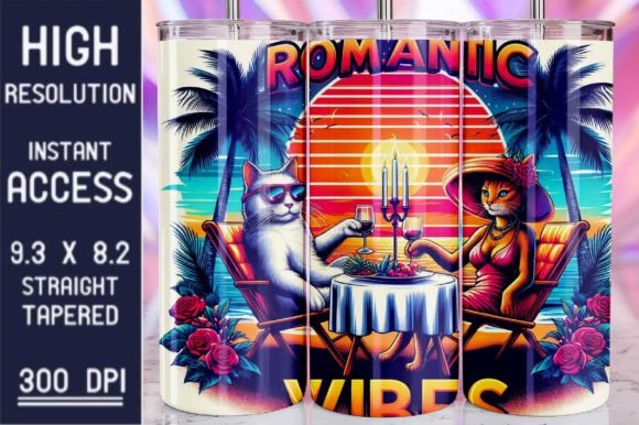 Download Romantic Summer Vibes Tumbler Wrap - Romantic summer Collection