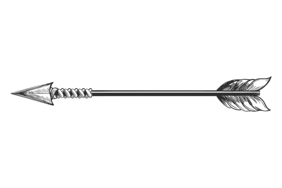Download Decorative Arrow Sketch. Bohemian Style - Bohemian Collection
