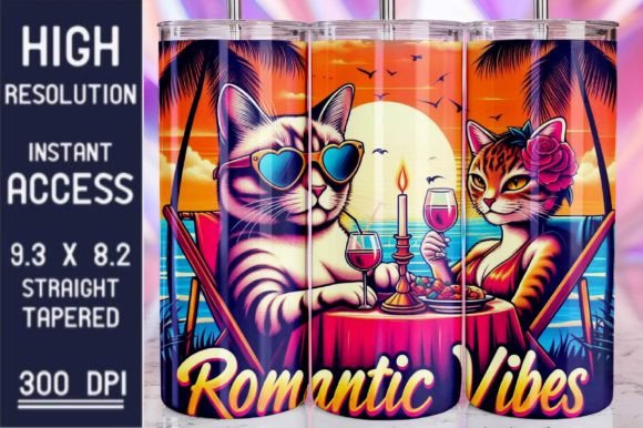 Download Romantic Summer Vibes Tumbler Wrap - Romantic summer Collection