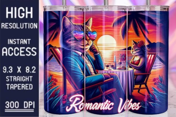 Download Romantic Summer Vibes Tumbler Wrap - Romantic summer Collection